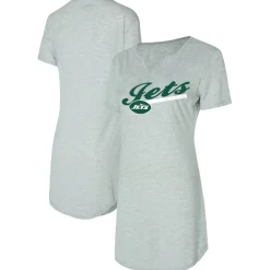 Underwear & Sleepwear^New York Jets Women's Concepts Sport Gray Petition Knit Nightshirt
