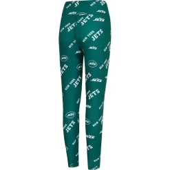 Shorts & Pants^New York Jets Women's Concepts Sport Green Breakthrough Allover Print Knit Leggings