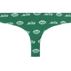 Underwear & Sleepwear^New York Jets Women's Concepts Sport Green Record Allover Print Knit Thong