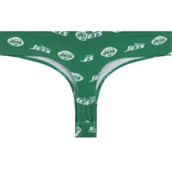 Underwear & Sleepwear^New York Jets Women's Concepts Sport Green Record Allover Print Knit Thong