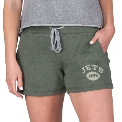 Shorts & Pants^New York Jets Women's Concepts Sport Green Mainstream French Terry Tri-Blend Shorts