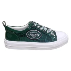 Shoes & Socks^New York Jets Women's Cuce Green Team Sequin Sneakers