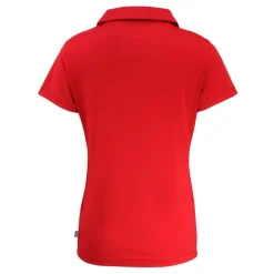 Polos^New York Jets Women's Cutter & Buck Red Daybreak Eco Recycled V-neck Polo