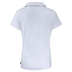 Polos^New York Jets Women's Cutter & Buck White Daybreak Eco Recycled V-neck Polo