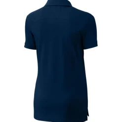 Polos^New York Jets Women's Cutter & Buck Navy Advantage DryTec Tri-Blend Pique Polo