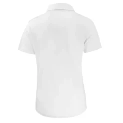 Polos^New York Jets Women's Cutter & Buck White Primary Logo Prospect Eco Textured Stretch Recycled Polo