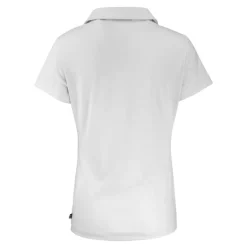 Polos^New York Jets Women's Cutter & Buck White Helmet Daybreak Eco Recycled V-Neck Polo