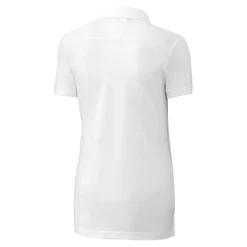 Polos^New York Jets Women's Cutter & Buck White DryTec Advantage Tri-Blend Pique Polo