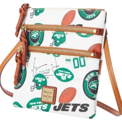 Accessories|Purses^New York Jets Women's Dooney & Bourke Triple-Zip Crossbody Bag