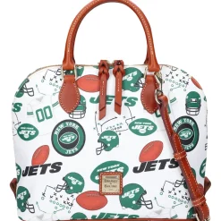 Accessories|Purses^New York Jets Women's Dooney & Bourke Gameday Zip Zip Satchel