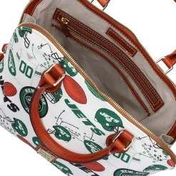 Accessories|Purses^New York Jets Women's Dooney & Bourke Gameday Zip Zip Satchel
