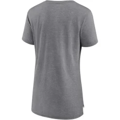 T-Shirts|Women^New York Jets Women's Fanatics Heather Gray Up The Middle Tri-Blend T-Shirt