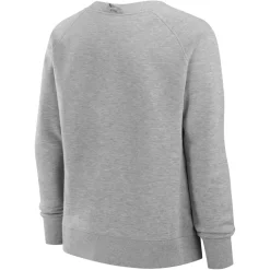 Sweatshirts & Fleece|Women^New York Jets Women's Fanatics Heather Gray Hit Hard Fleece Pullover Sweatshirt