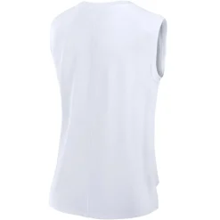 T-Shirts|Women^New York Jets Women's Fanatics White Studio Gym Tank Top