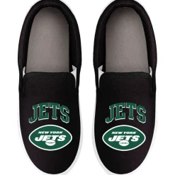 Shoes & Socks^New York Jets Women's FOCO Big Logo Slip-On Sneakers