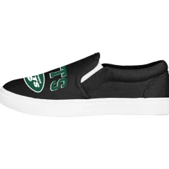 Shoes & Socks^New York Jets Women's FOCO Big Logo Slip-On Sneakers