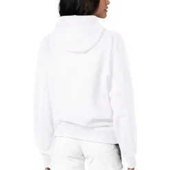 Jackets^New York Jets Women's G-III 4Her By Carl Banks White Flowers Team Logo Graphic Fleece Pullover Hoodie