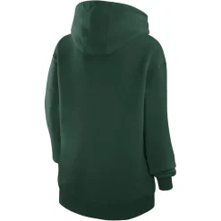 Jackets^New York Jets Women's G-III 4Her By Carl Banks Green Heart Fleece Tri-Blend Pullover Hoodie