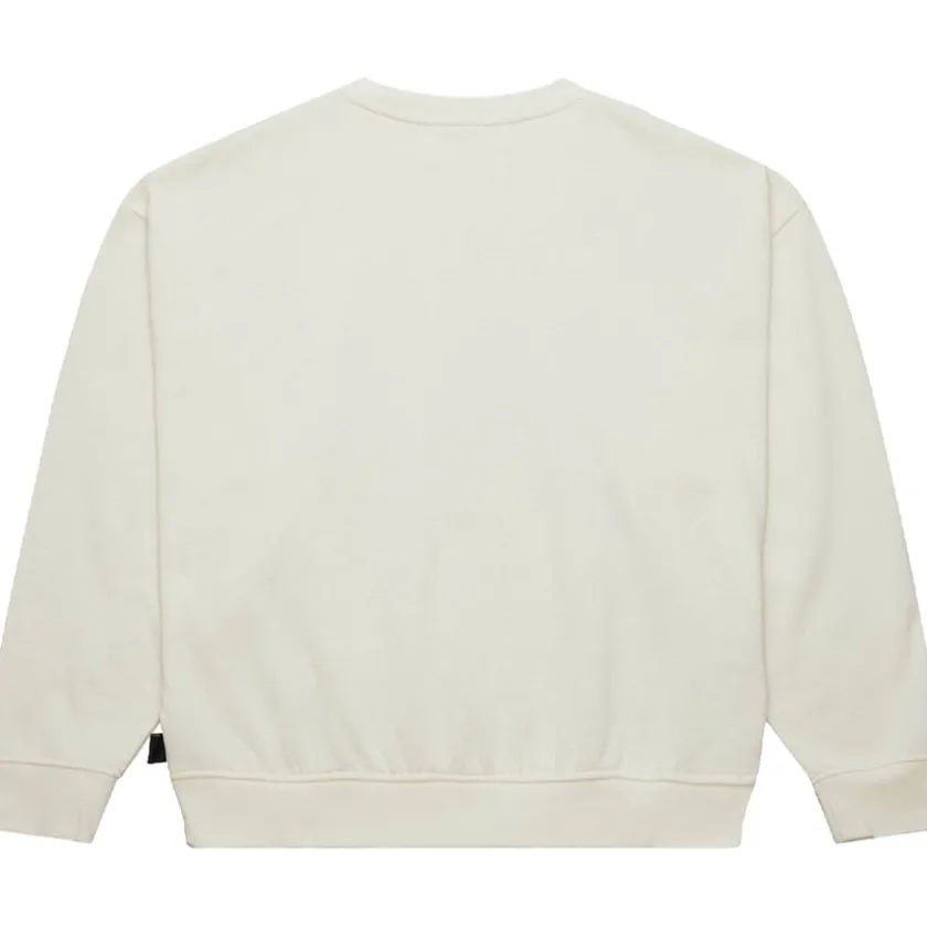 Sweatshirts & Fleece|Women^New York Jets Women's Mitchell & Ness Cream Throwback Logo 3.0 Pullover Sweatshirt