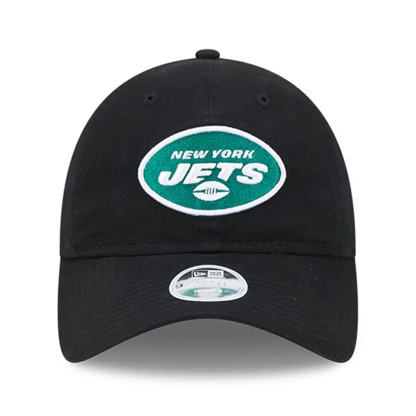 Hats|Women^New York Jets Women's New Era Black Main Core Classic 2.0 9TWENTY Adjustable Hat