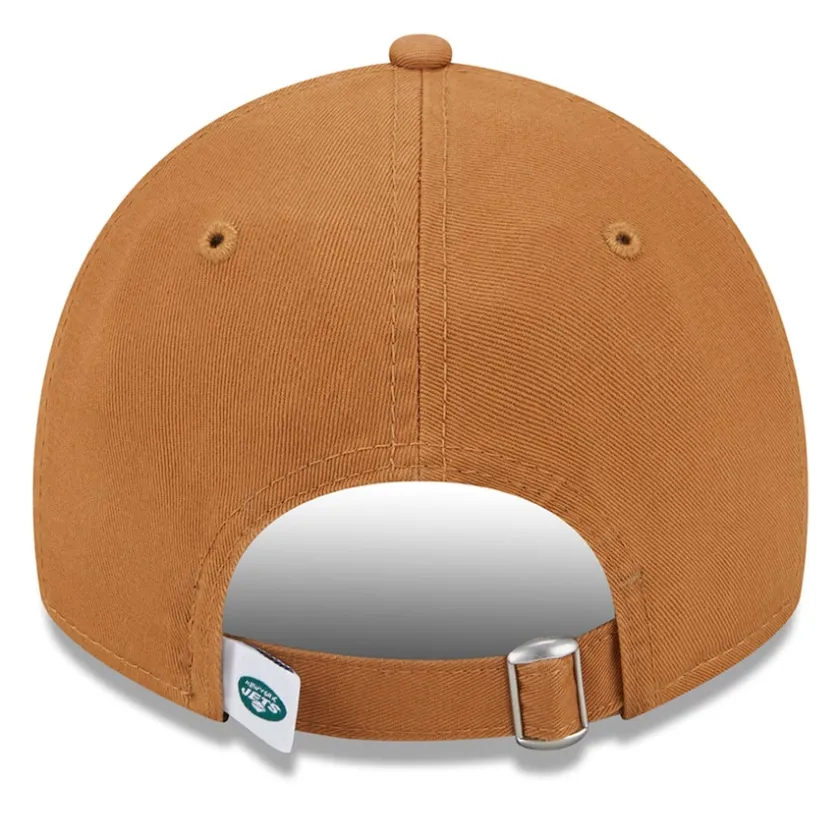 Hats|Women^New York Jets Women's New Era Brown Main Core Classic 2.0 9TWENTY Adjustable Hat