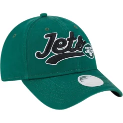 Hats|Women^New York Jets Women's New Era Green Cheer 9FORTY Adjustable Hat