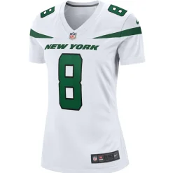 Jerseys|Women^New York Jets Women's Nike Aaron Rodgers White Player Jersey