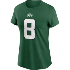 T-Shirts|Women^New York Jets Women's Nike Aaron Rodgers Green Player Name & Number T-Shirt