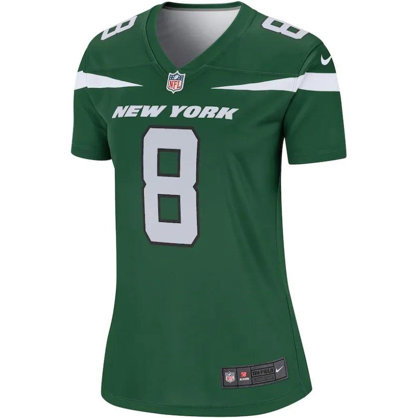 T-Shirts|Women^New York Jets Women's Nike Aaron Rodgers Gotham Green Team Legend Player Performance Top