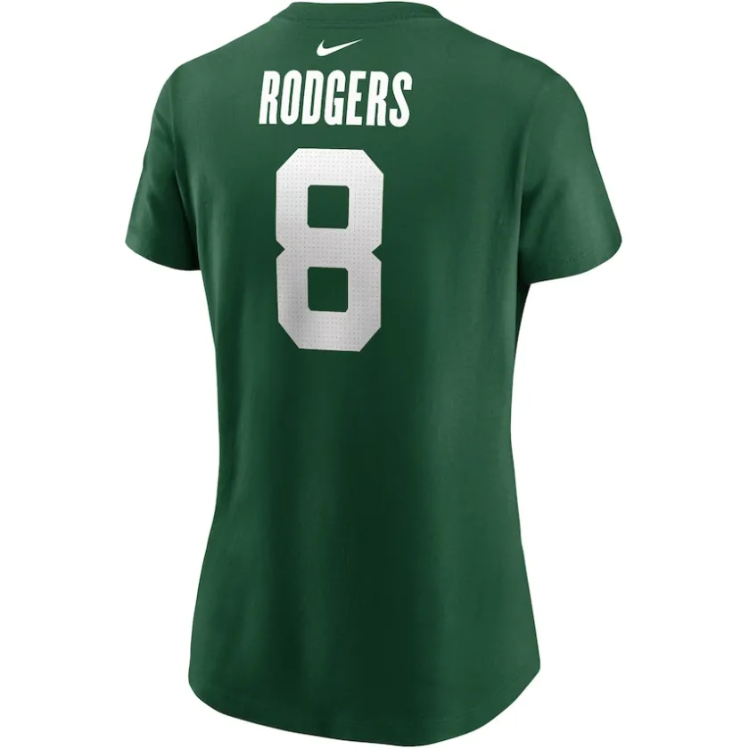 T-Shirts|Women^New York Jets Women's Nike Aaron Rodgers Legacy Green Name & Number T-Shirt