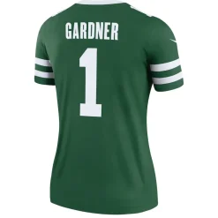 Jerseys|Women^New York Jets Women's Nike Ahmad Sauce Gardner Legacy Green Legend Player Performance Top