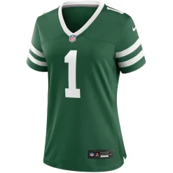 Jerseys|Women^New York Jets Women's Nike Ahmad Sauce Gardner Legacy Green Game Jersey