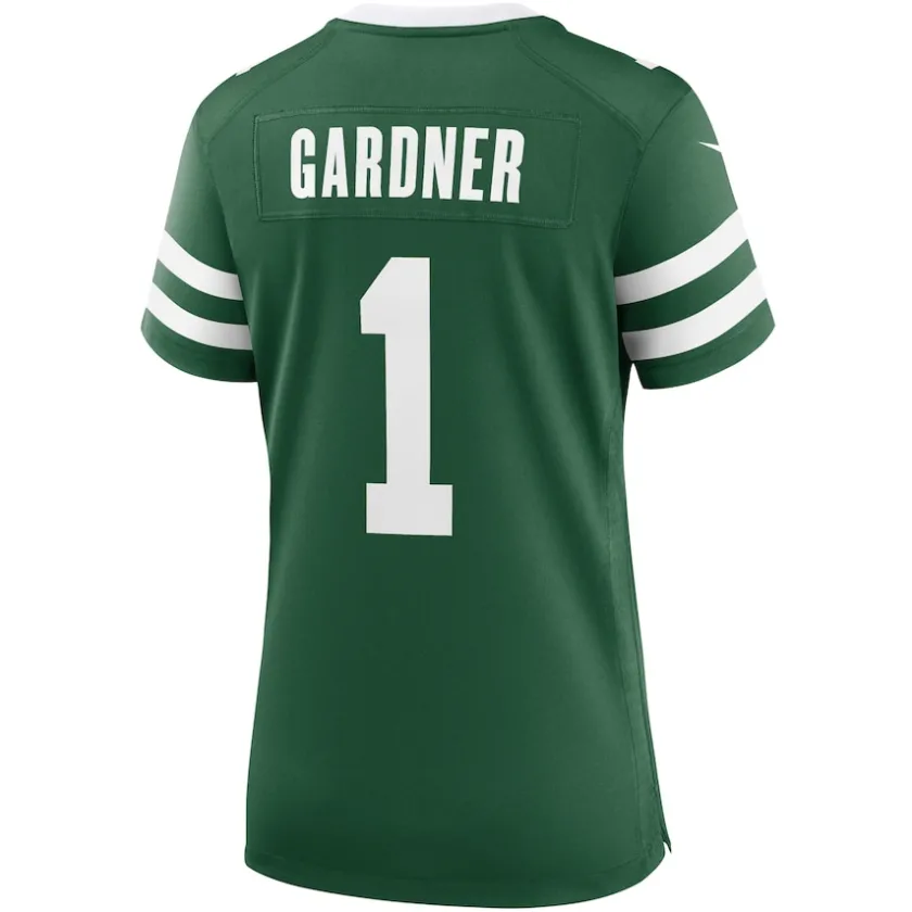 Jerseys|Women^New York Jets Women's Nike Ahmad Sauce Gardner Legacy Green Game Jersey