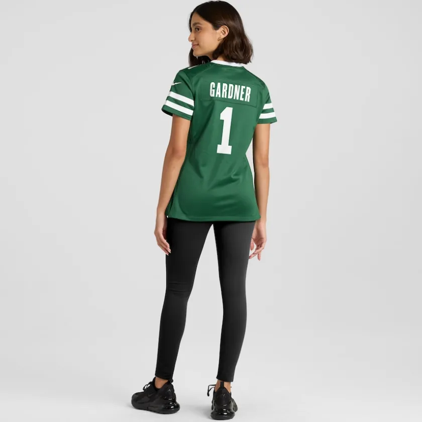 Jerseys|Women^New York Jets Women's Nike Ahmad Sauce Gardner Legacy Green Game Jersey
