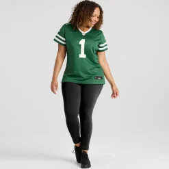 Jerseys|Women^New York Jets Women's Nike Ahmad Sauce Gardner Legacy Green Game Jersey