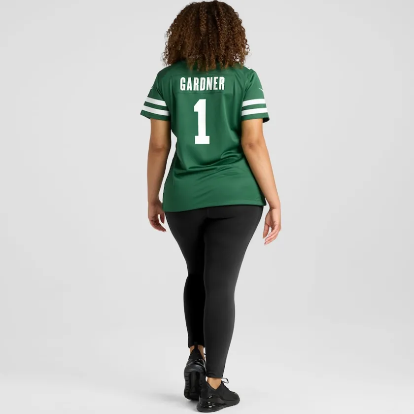 Jerseys|Women^New York Jets Women's Nike Ahmad Sauce Gardner Legacy Green Game Jersey
