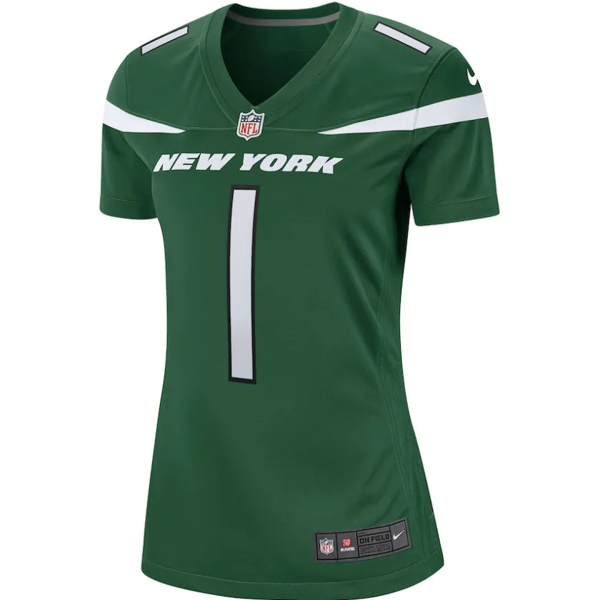 Jerseys|Women^New York Jets Women's Nike Ahmad Sauce Gardner Green Player Jersey