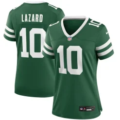 Jerseys|Women^New York Jets Women's Nike Allen Lazard Legacy Green Team Game Jersey