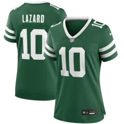 Jerseys|Women^New York Jets Women's Nike Allen Lazard Legacy Green Team Game Jersey