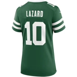 Jerseys|Women^New York Jets Women's Nike Allen Lazard Legacy Green Team Game Jersey