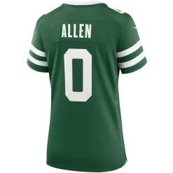 Jerseys|Women^New York Jets Women's Nike Braelon Allen Legacy Green Game Jersey