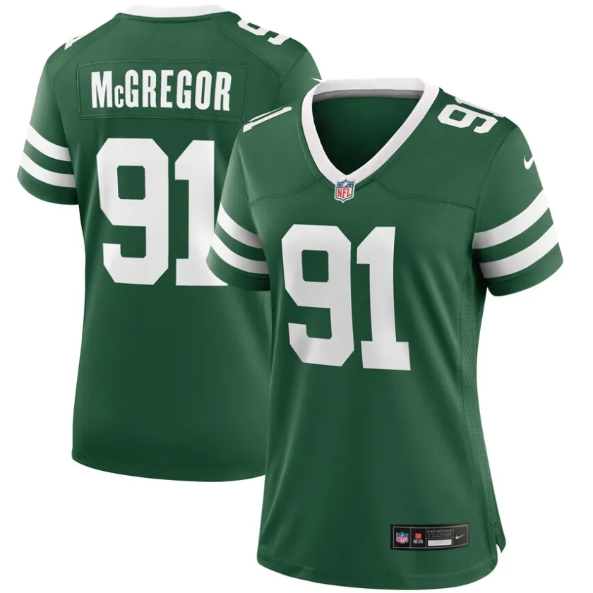 Jerseys|Women^New York Jets Women's Nike Braiden McGregor Legacy Green Team Game Jersey