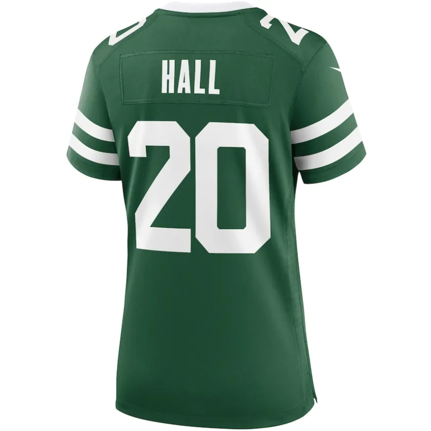 Jerseys|Women^New York Jets Women's Nike Breece Hall Legacy Green Game Jersey