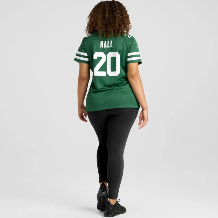 Jerseys|Women^New York Jets Women's Nike Breece Hall Legacy Green Game Jersey