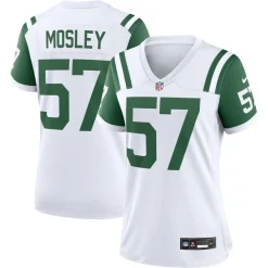 Jerseys|Women^New York Jets Women's Nike C.J. Mosley White Classic Alternate Game Jersey