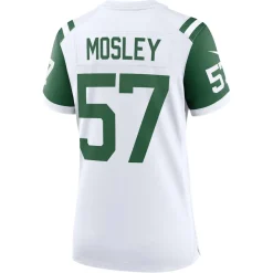 Jerseys|Women^New York Jets Women's Nike C.J. Mosley White Classic Alternate Game Jersey