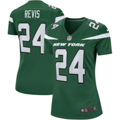 Jerseys|Women^New York Jets Women's Nike Darrelle Revis Gotham Green Retired Player Game Jersey