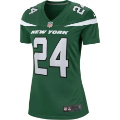 Jerseys|Women^New York Jets Women's Nike Darrelle Revis Gotham Green Retired Player Game Jersey