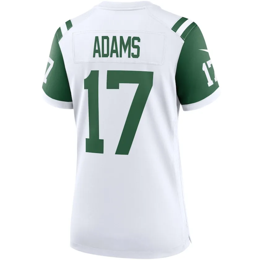 Jerseys|Women^New York Jets Women's Nike Davante Adams White Classic Alternate Game Jersey