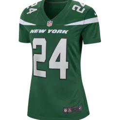 Replica|Throwback^New York Jets Women's Nike Freeman McNeil Gotham Green Game Retired Player Jersey